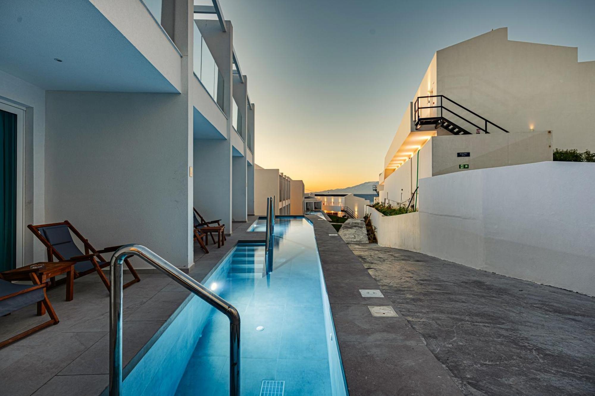 Magique Bleu Suites Tragaki Buitenkant foto
