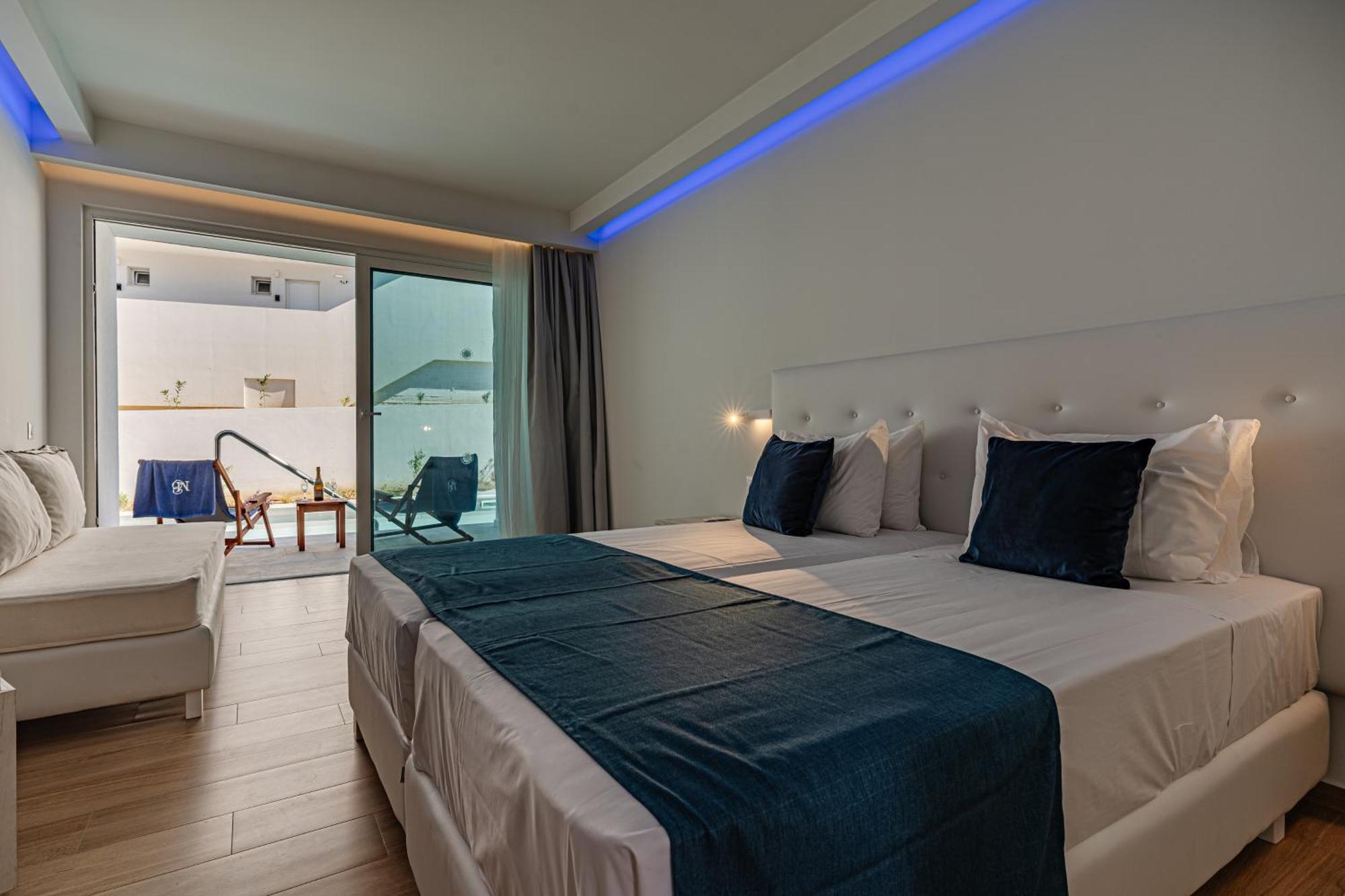 Magique Bleu Suites Tragaki Buitenkant foto