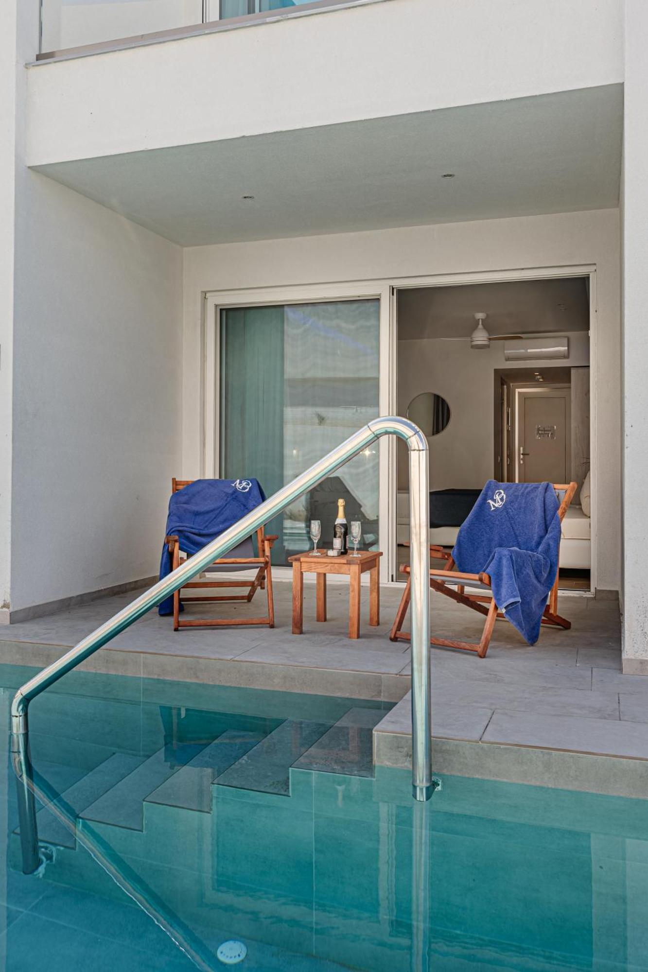 Magique Bleu Suites Tragaki Buitenkant foto