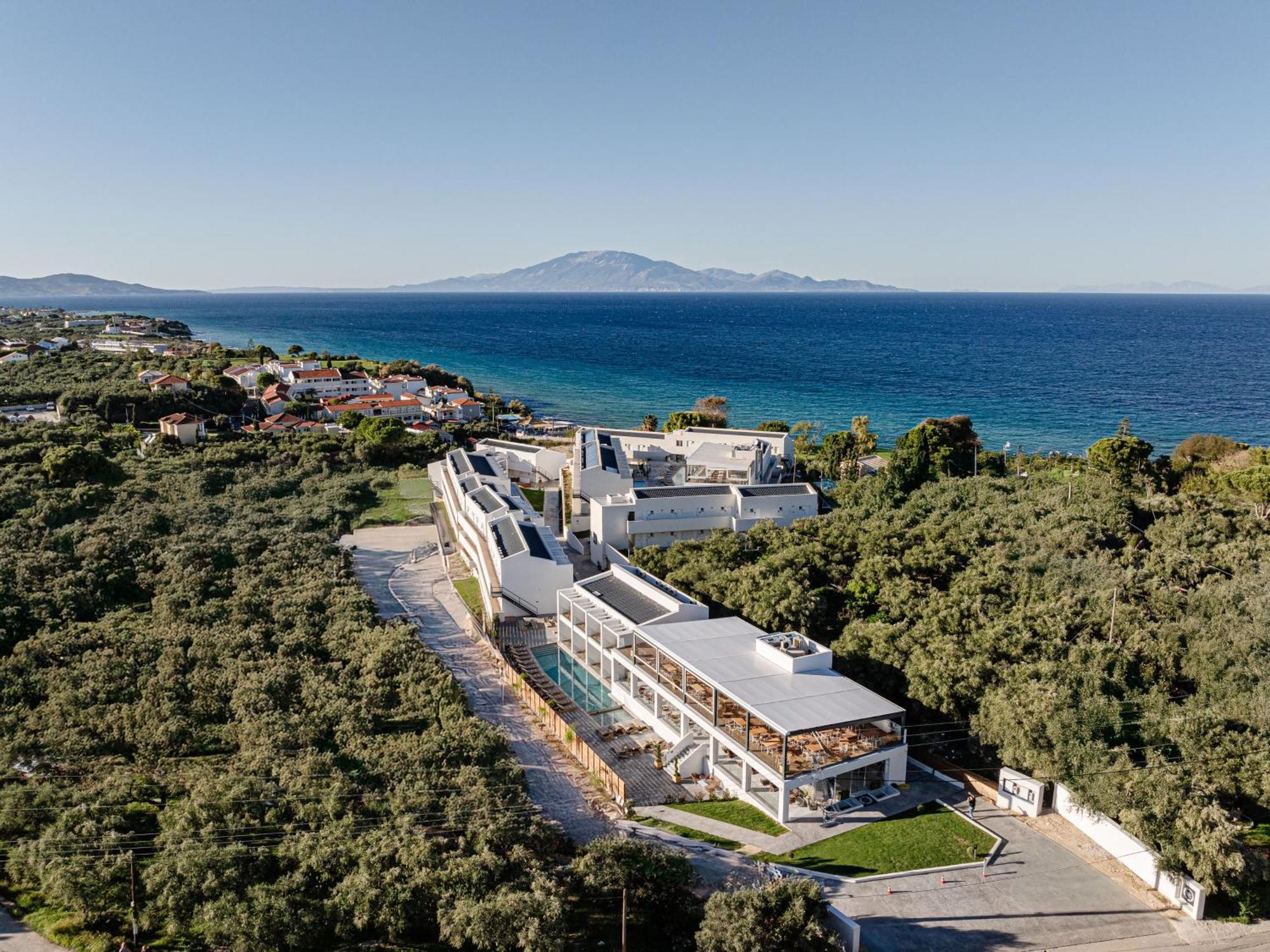 Magique Bleu Suites Tragaki Buitenkant foto